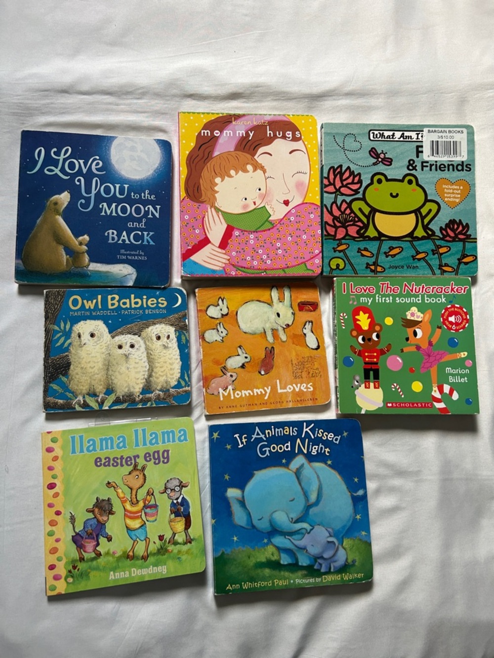 Board book lot Llama Easter, Owl babies